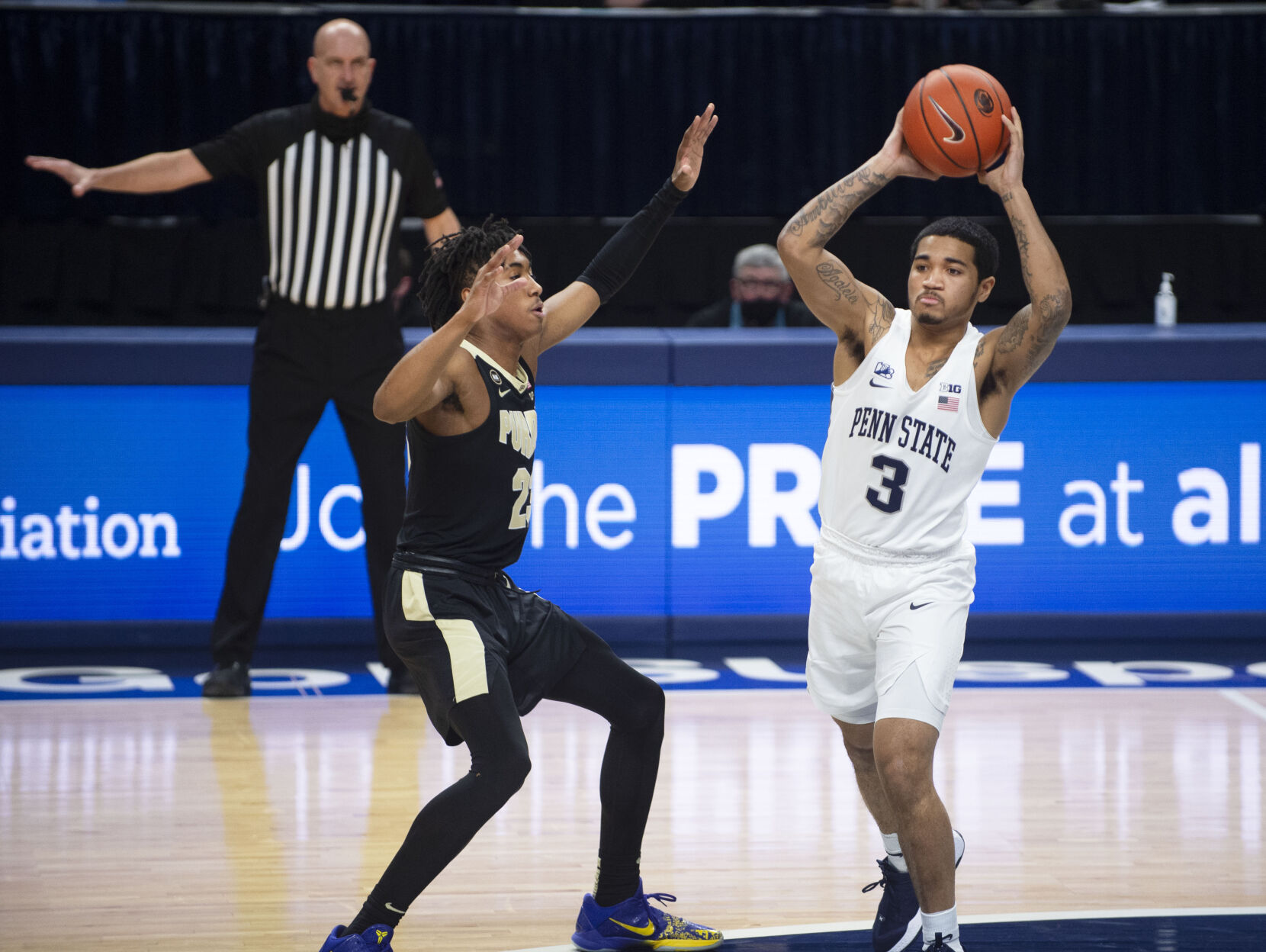 Penn State Men's Basketball vs Purdue, Sessoms (3)